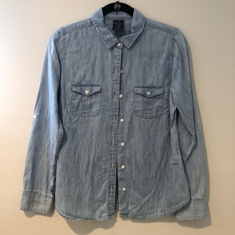 Button Down Jean Shirt